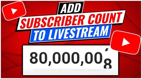 YouTube Live Subscriber Count